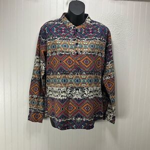 COOFANDY Cotton Hemp Long Sleeve Shirt